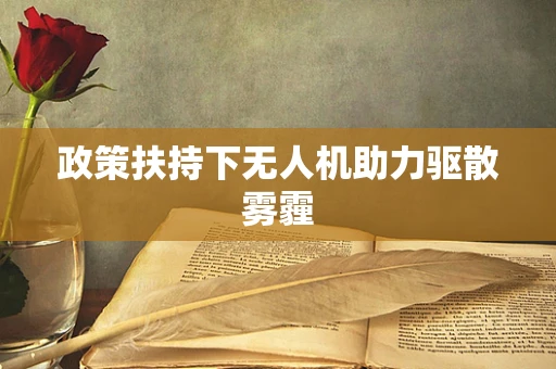 政策扶持下无人机助力驱散雾霾