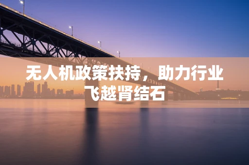 无人机政策扶持，助力行业飞越肾结石