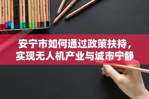 安宁市如何通过政策扶持，实现无人机产业与城市宁静的和谐共存？
