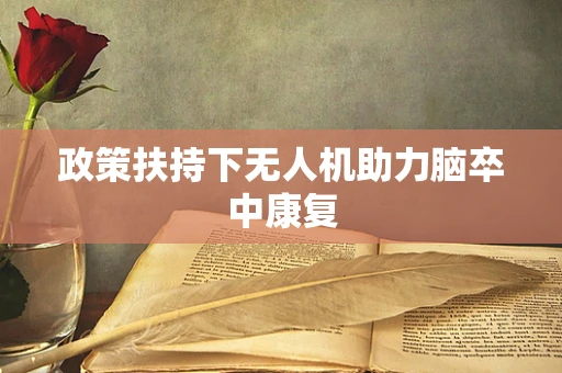 政策扶持下无人机助力脑卒中康复
