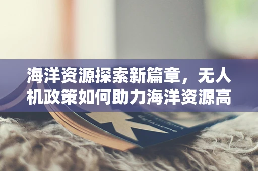 海洋资源探索新篇章，无人机政策如何助力海洋资源高效开发？