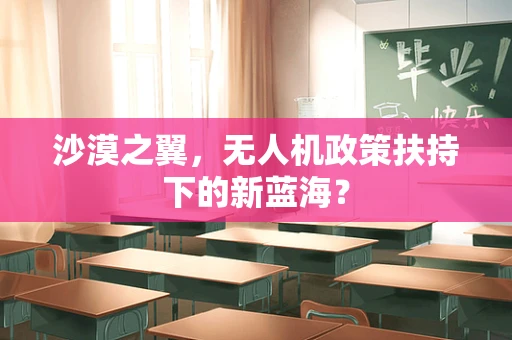 沙漠之翼，无人机政策扶持下的新蓝海？