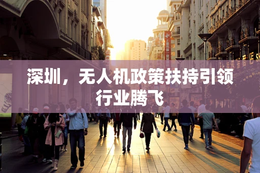 深圳，无人机政策扶持引领行业腾飞