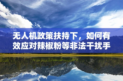 无人机政策扶持下，如何有效应对辣椒粉等非法干扰手段？
