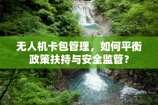 无人机卡包管理，如何平衡政策扶持与安全监管？