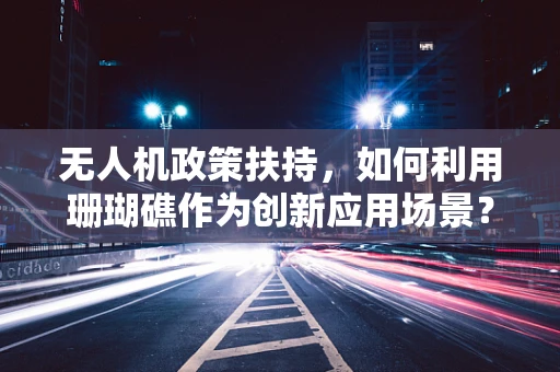 无人机政策扶持，如何利用珊瑚礁作为创新应用场景？