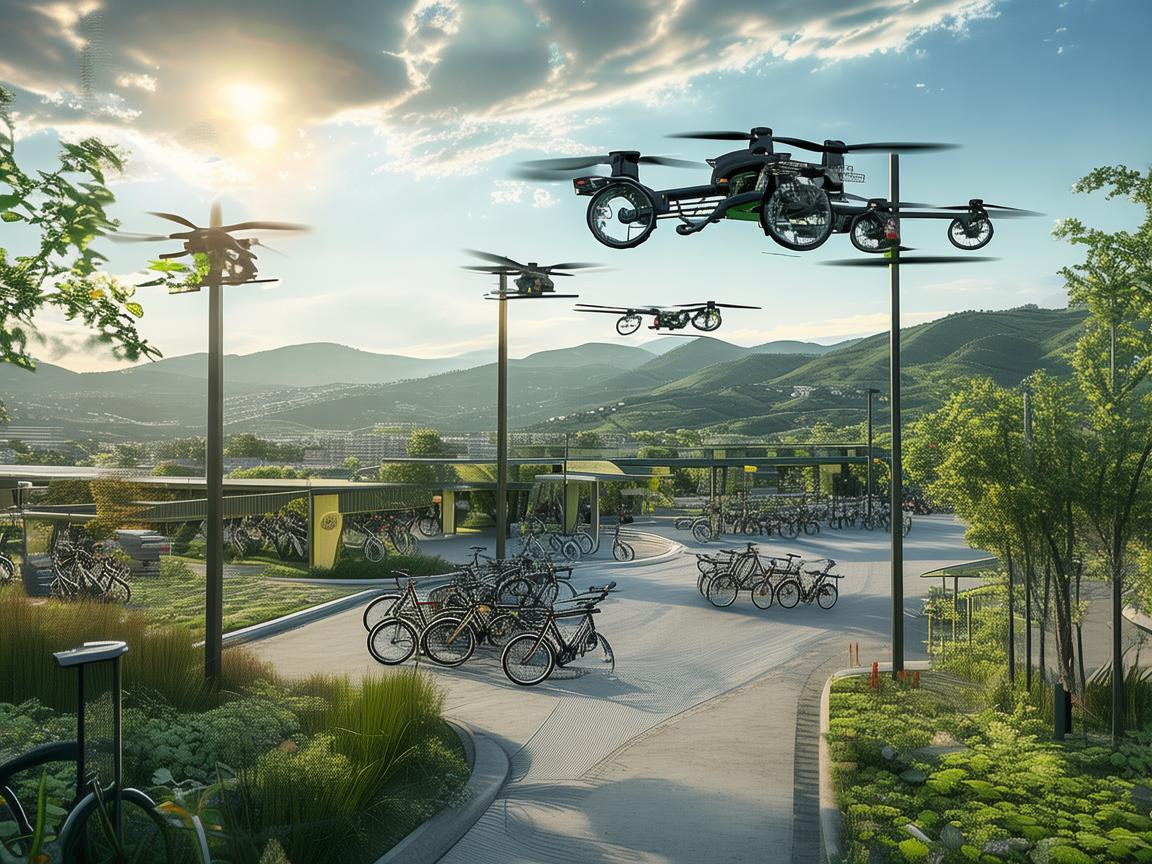 无人机助力自行车道驿站发展,政策扶持引领新篇