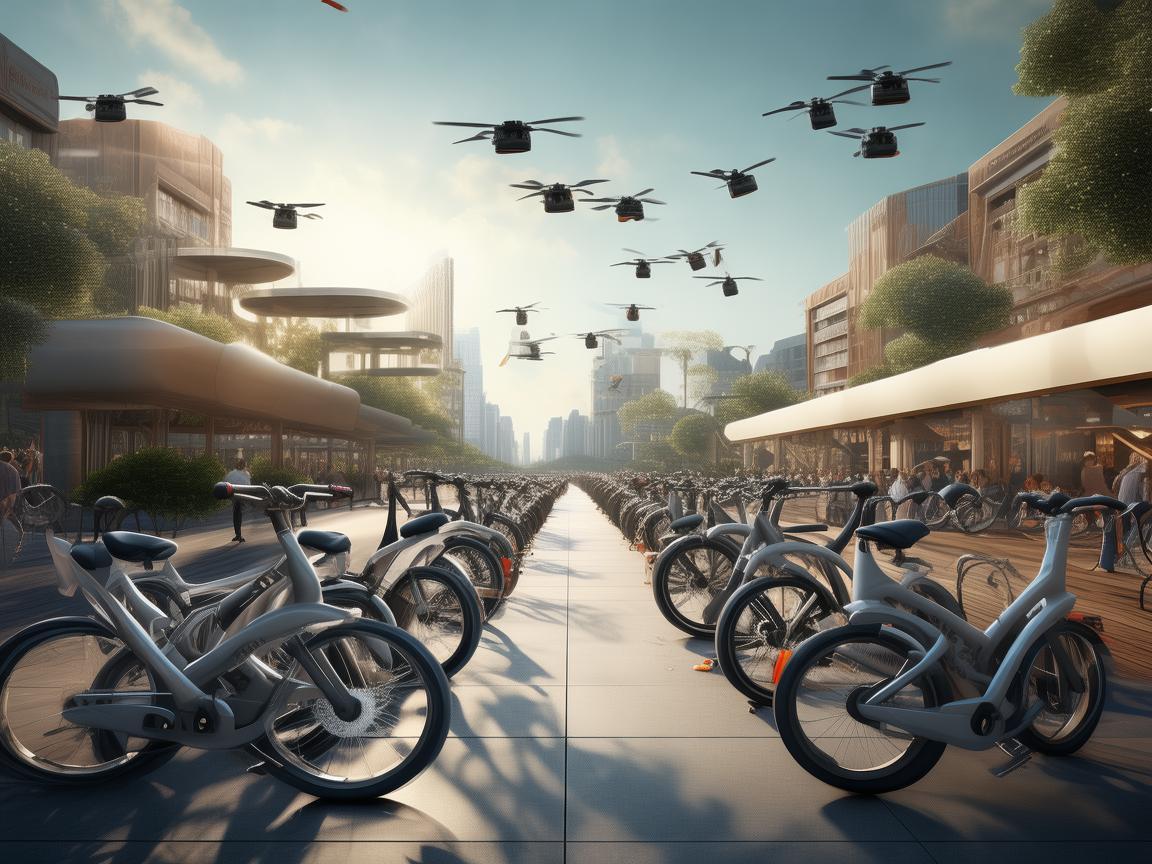 无人机助力自行车租赁点发展,政策扶持添动力 无人机助力自行车租赁点发展,政策扶持添动力